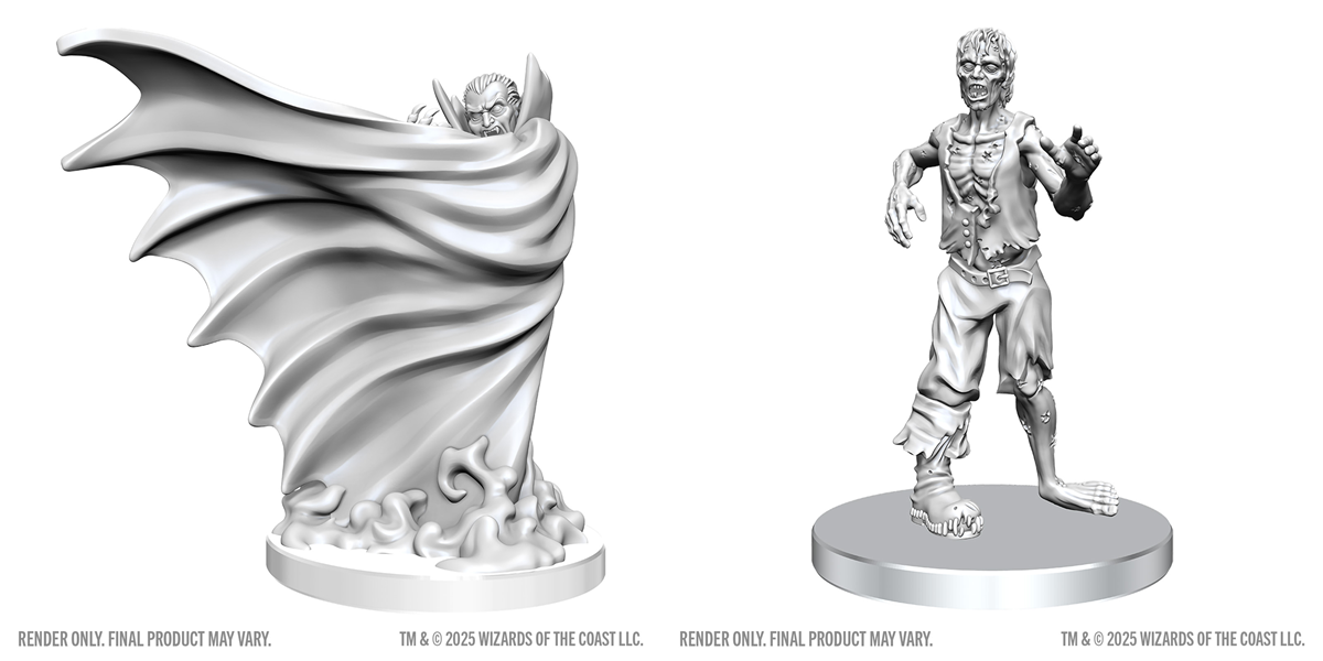 D&D: Nolzur's Marvelous Miniatures - Classic Vampire & Classic Zombie (90813)