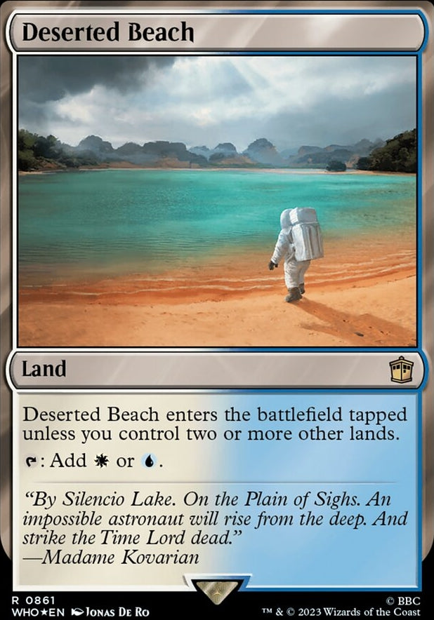 Deserted Beach [#0861 Surge Foil Reprint] (WHO-R)