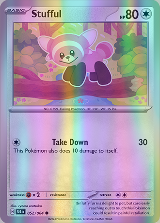 Stufful - 052/064 (SFA) Common - Near Mint Reverse Holofoil