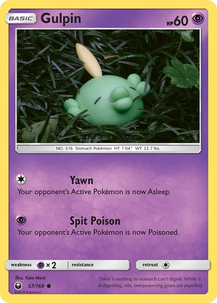 Gulpin - 057/168 (CES) Common - Near Mint
