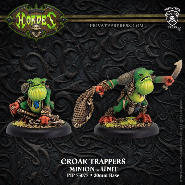 Hordes: Minions - Gatorman: Croak Trappers, Unit (2 Resin)