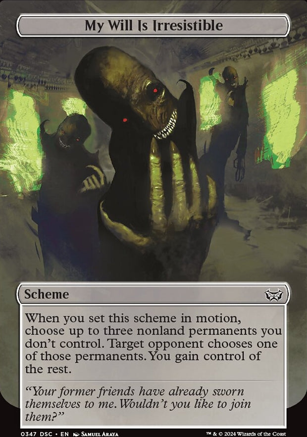 My Will Is Irresistible [#0347 Scheme] (DSC-C)