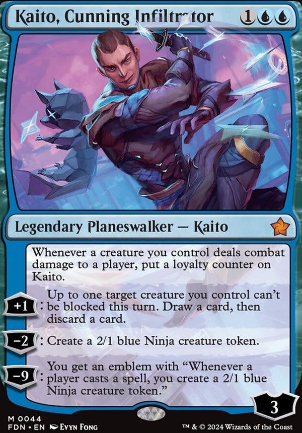 Kaito, Cunning Infiltrator [#0044] (FDN-M-FOIL)