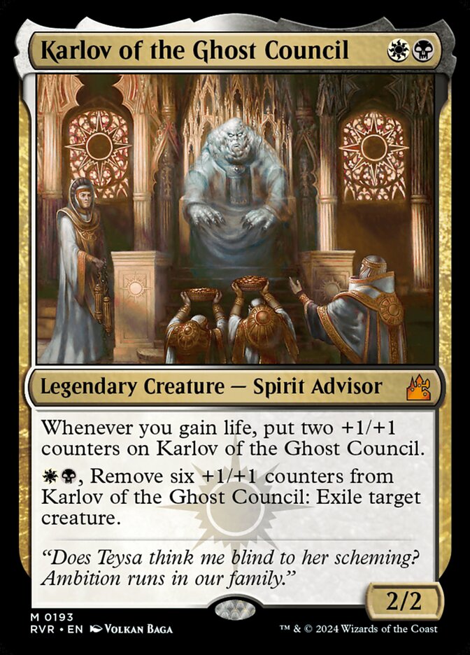 Karlov of the Ghost Council [#0193] (RVR-M-FOIL)