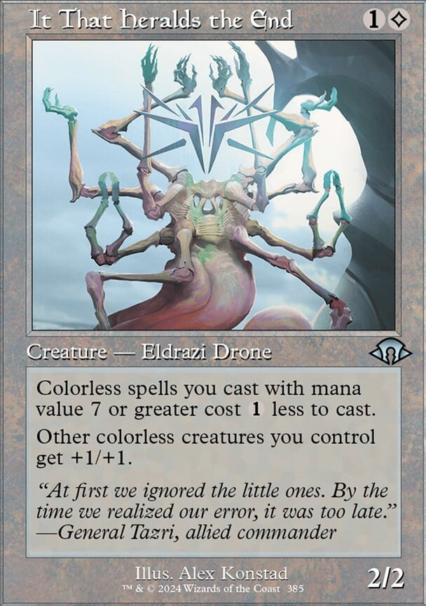 It That Heralds the End [#0385 Retro Frame] (MH3-U-FOIL)