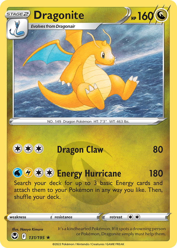 Dragonite - 131/195 (SWSH12) Holo Rare - Near Mint Holofoil