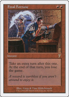 Final Fortune (7ED-R) Light Play