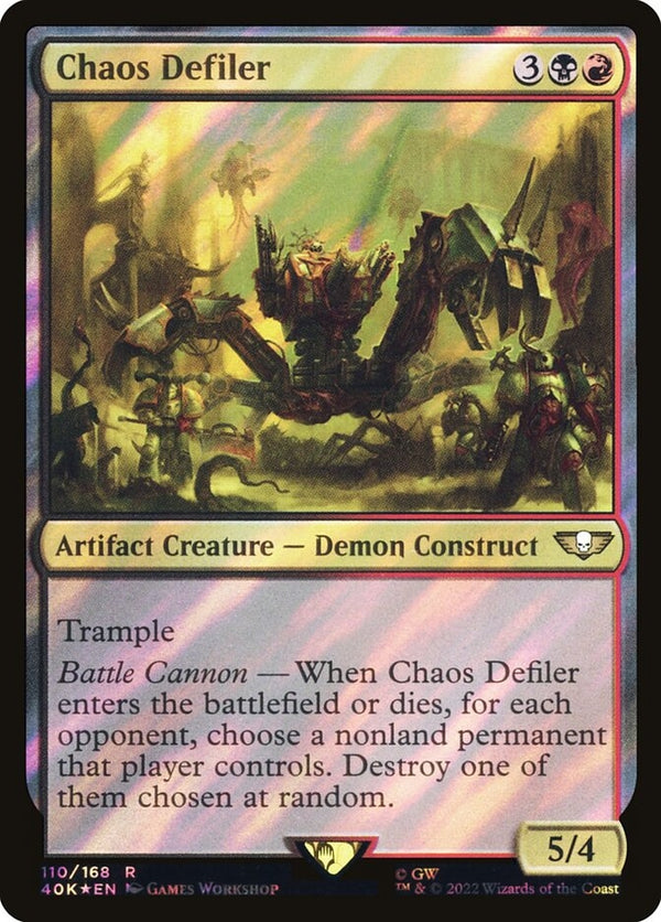 Chaos Defiler [#110 Surge Foil] (40K-R-FOIL)