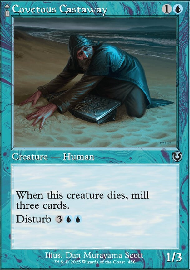 Covetous Castaway // Ghostly Castigator [ #0456 Retro Frame ] (INR-U-FOIL)