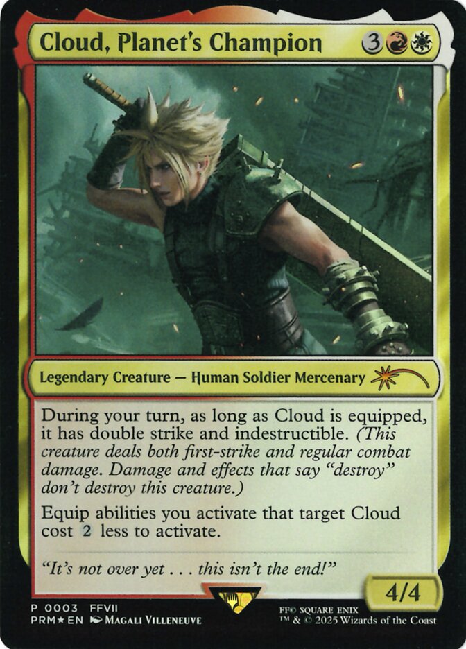 Cloud, Planet's Champion [ #0003 Costco Bundle ] (UMP-P)