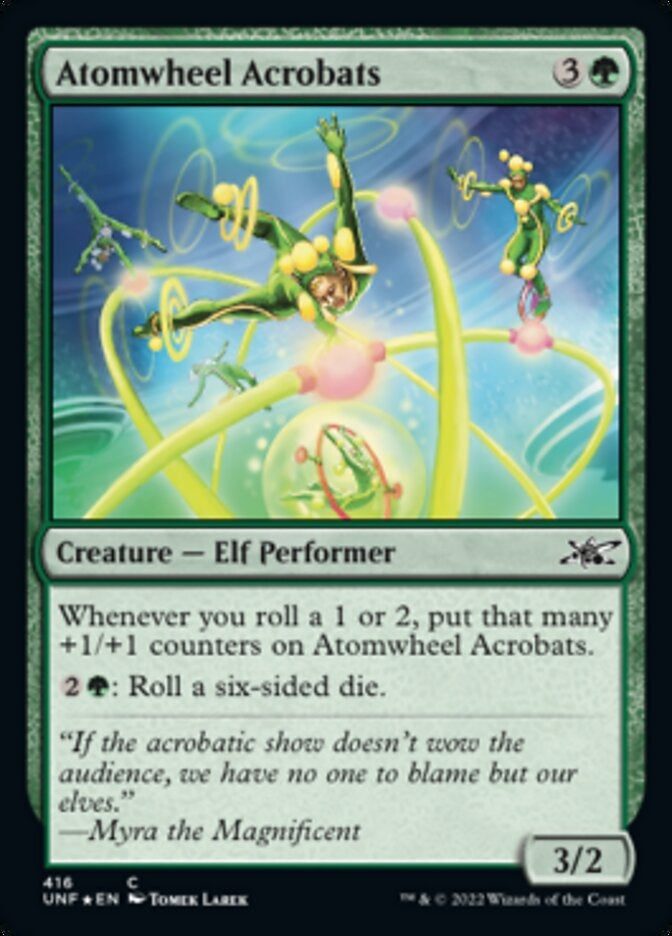 Atomwheel Acrobats [#416 Galaxy Foil] (UNF-C)