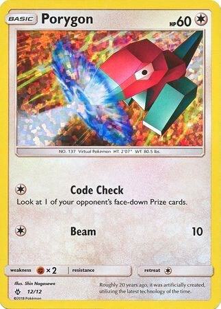 Porygon 12/12 (MCD18) Promo - Light Played Holofoil