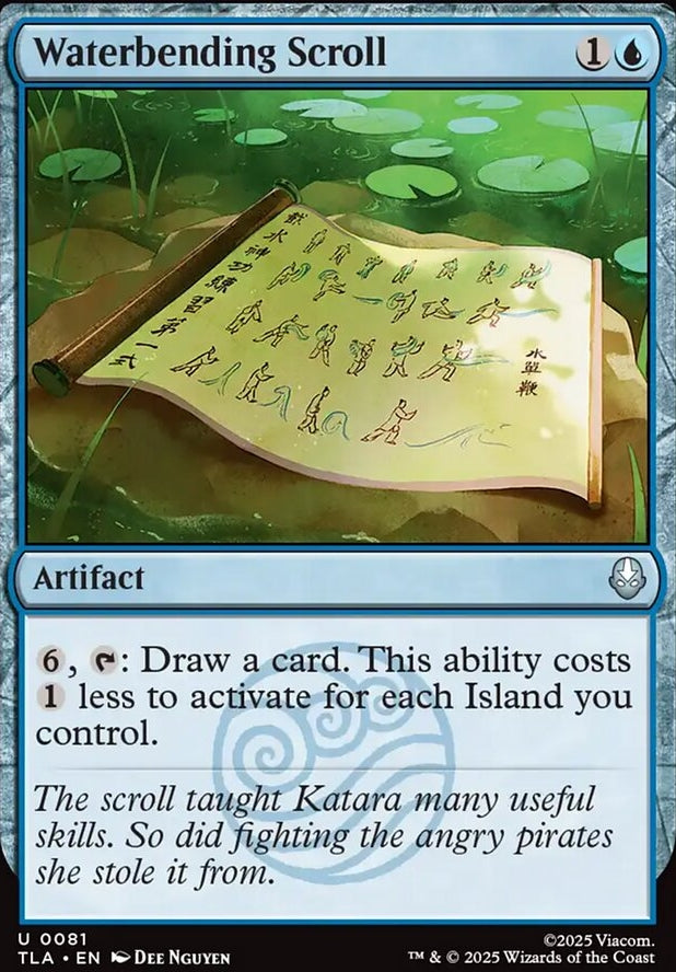Waterbending Scroll [ #0081 ] (TLA-U)