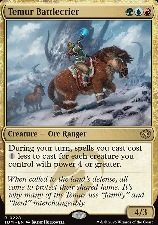 Temur Battlecrier [ #0228 ] (TDM-R)