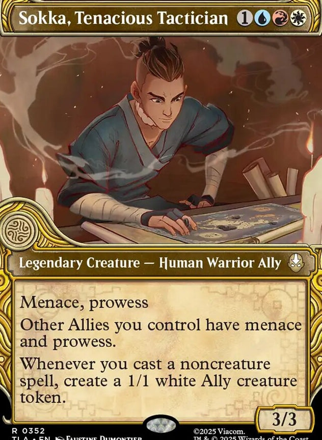 Sokka, Tenacious Tactician [ #0352 Showcase ] (TLA-R)