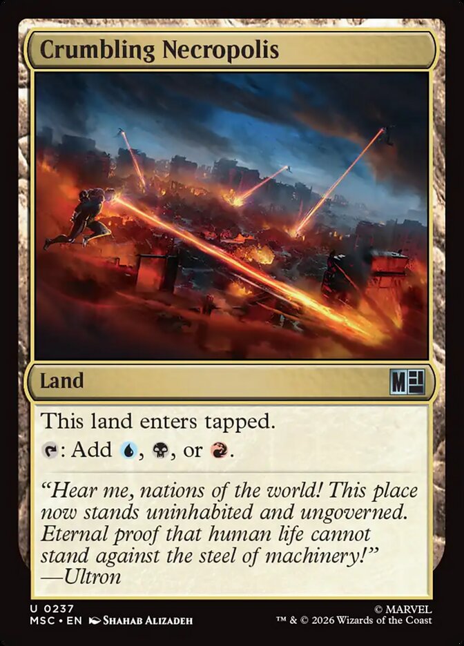 Crumbling Necropolis [ #0237 Surge Foil ] (MSC-U)
