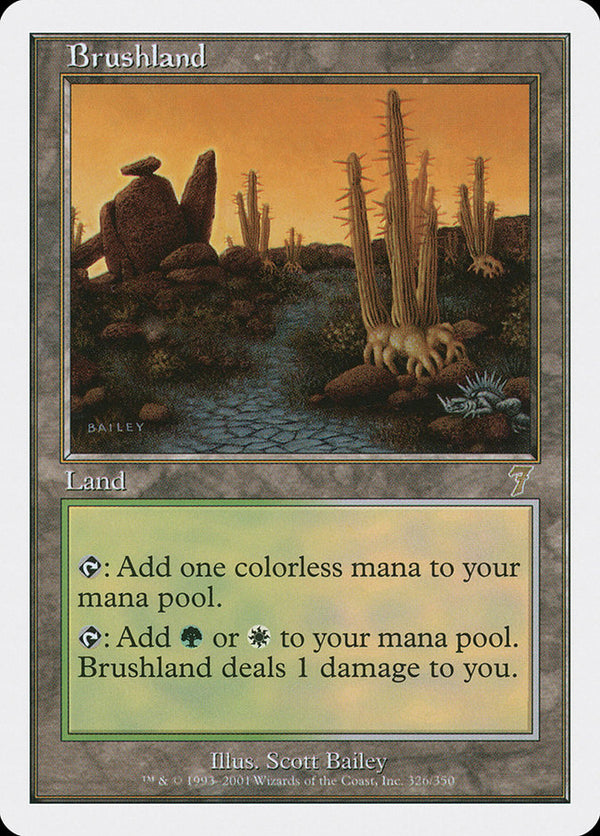 Brushland (7ED-R) Heavy Play