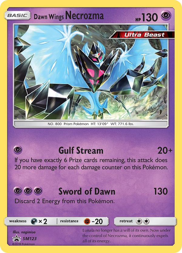 Dawn Wings Necrozma - SM123 (SM:PR) Promo - Near Mint Holofoil