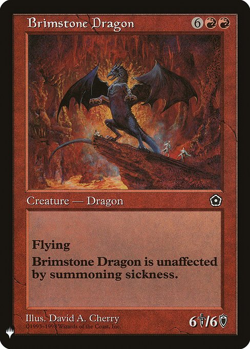 Brimstone Dragon [Mystery Booster #0873] (P02-R)