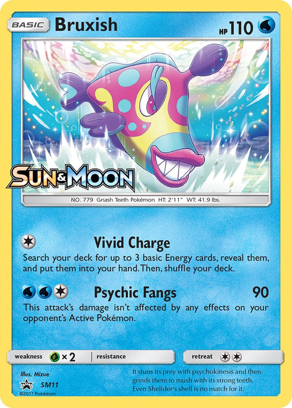 Bruxish (Prerelease) - SM11 (SM:PR) Promo - Near Mint Holofoil