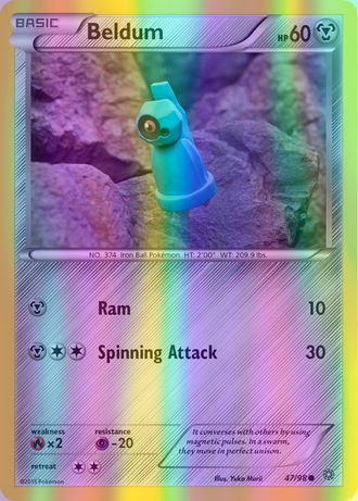 Beldum - 047/098 (AOR) Common - Near Mint Reverse Holofoil