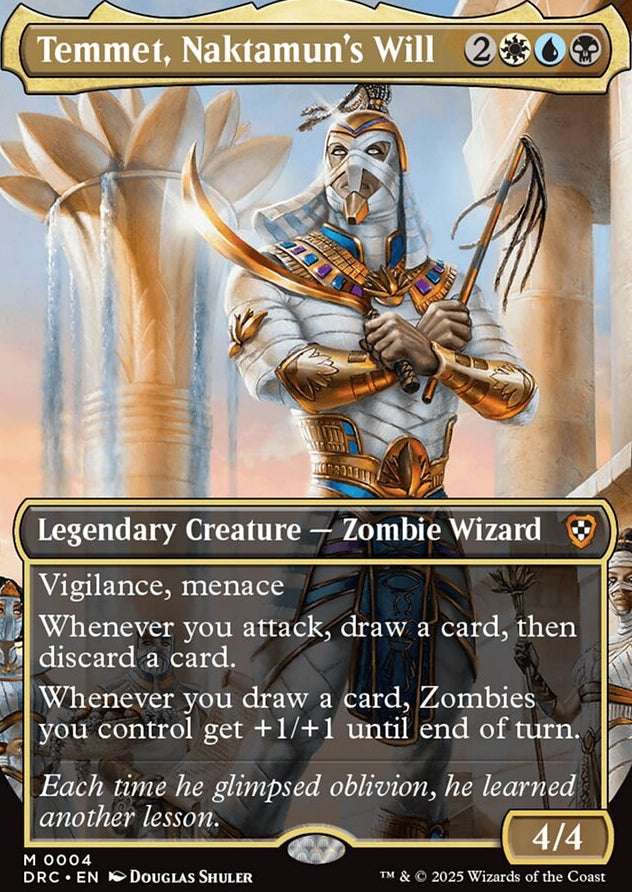Temmet, Naktamun's Will [ #0004 Borderless ] (DRC-M)