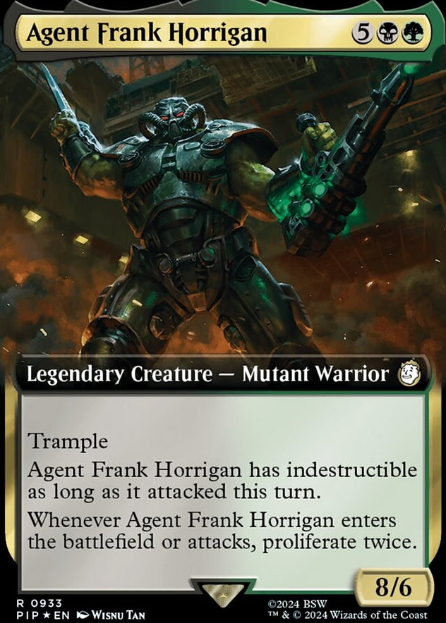 Agent Frank Horrigan [#0933 Extended Art Surge Foil] (PIP-R)