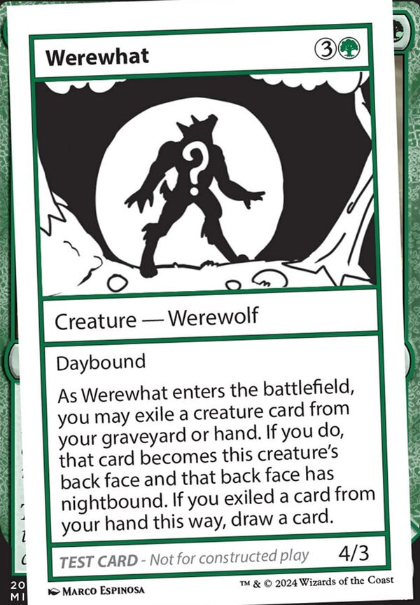 Werewhat [#0349 Playtest] (MB2-R)