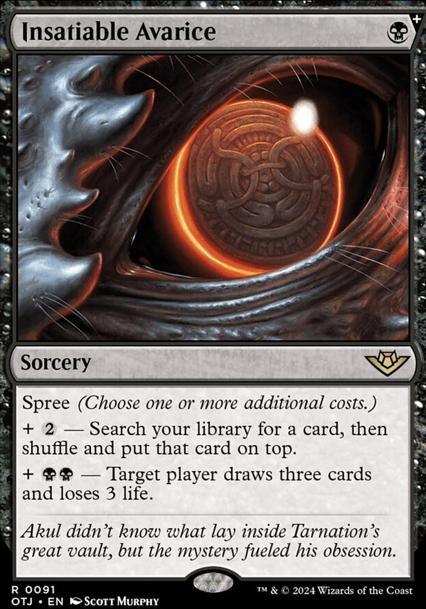 Insatiable Avarice [#0091] (OTJ-R)