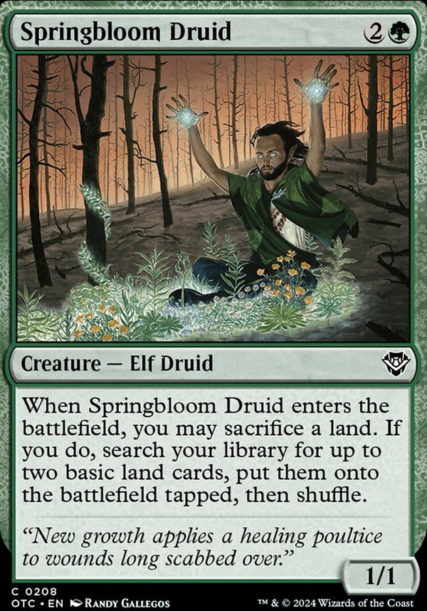 Springbloom Druid [#0208] (OTC-C)