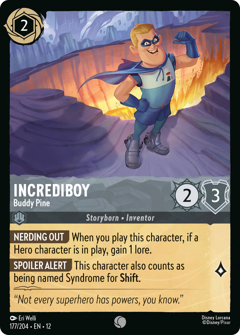 Incrediboy - Buddy Pine (177/204 - Wilds Unknown) Common