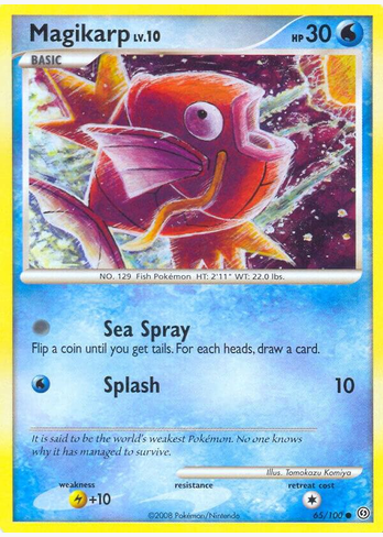 Magikarp - 65/100 (SF) Common - Near Mint