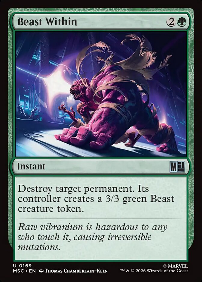 Beast Within [ #0169 ] (MSC-U)