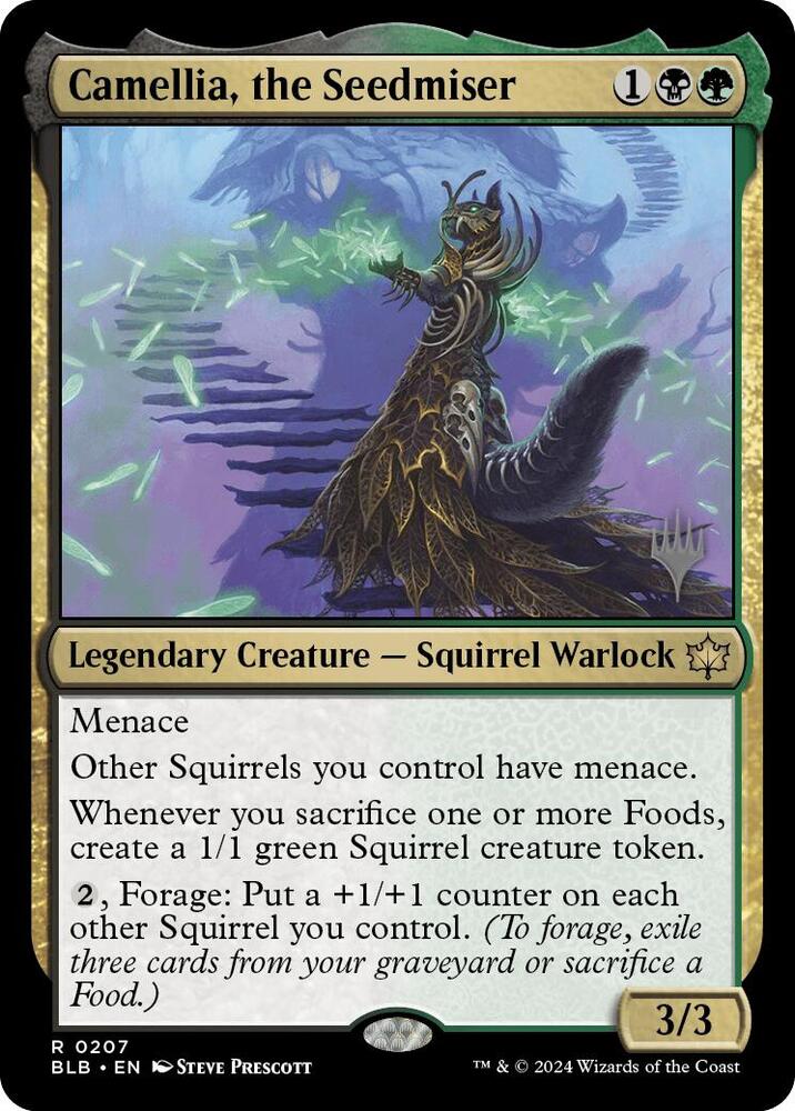 Camellia, the Seedmiser [#0207] (BLB-R-PP-FOIL)