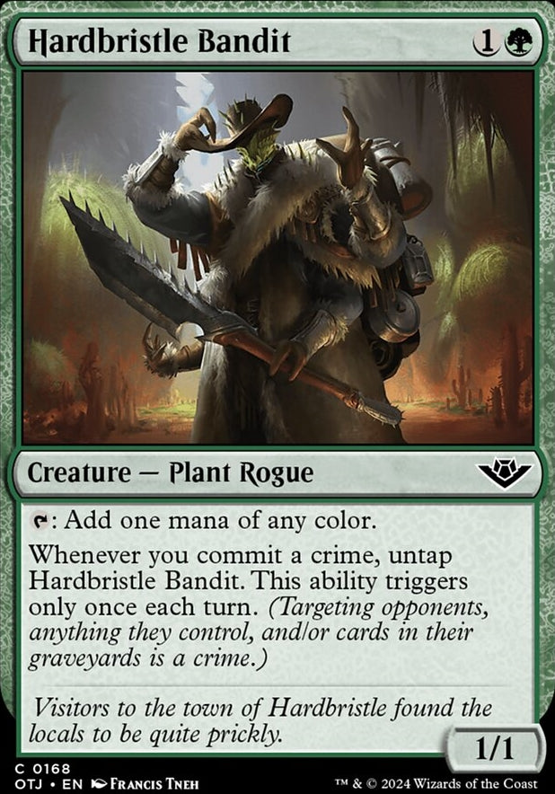 Hardbristle Bandit [#0168] (OTJ-C-FOIL)