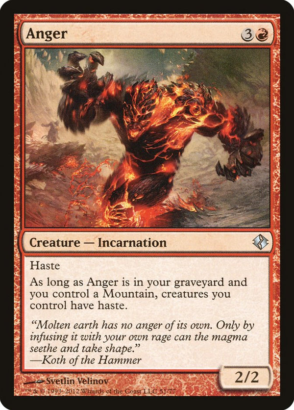 Anger (DDI-U) Moderate Play