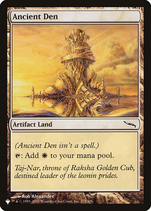 Ancient Den (MRD-C-LIST)