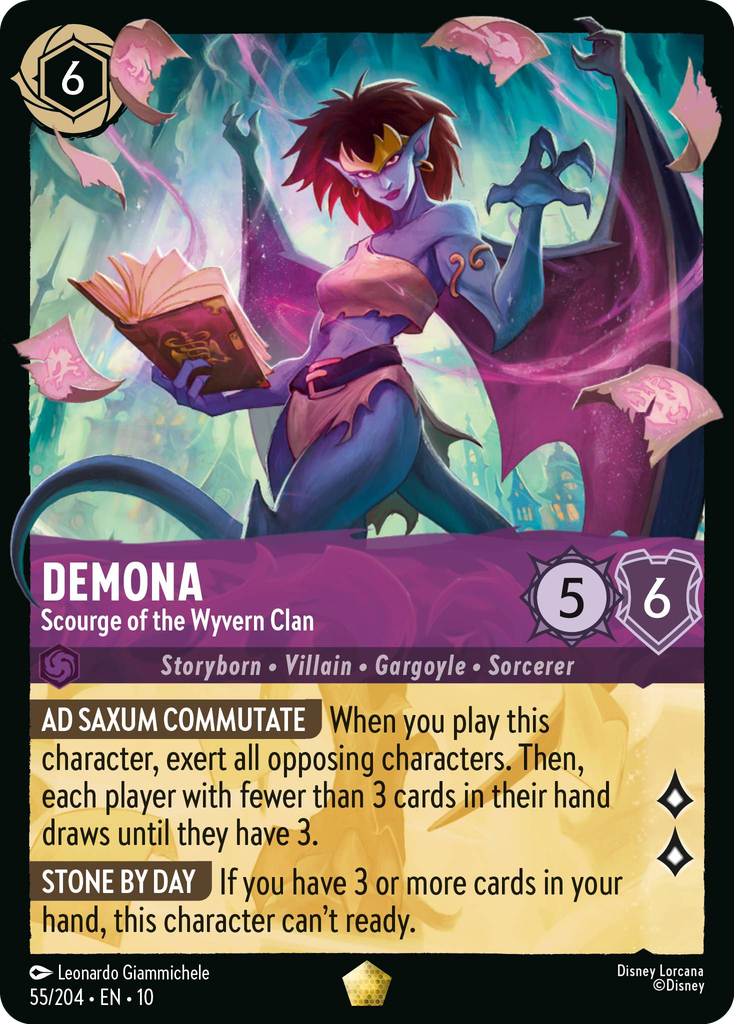 Demona - Scourge of the Wyvern Clan (055/204 - Whispers in the Well) Legendary