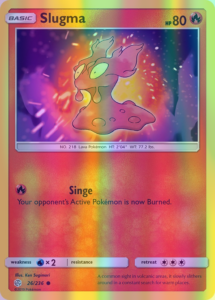 Slugma - 026/236 (CEC) Common - Near Mint Reverse Holofoil