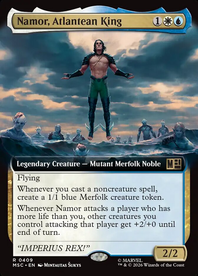 Namor, Atlantean King [ #0409 Extended Art ] (MSC-R)