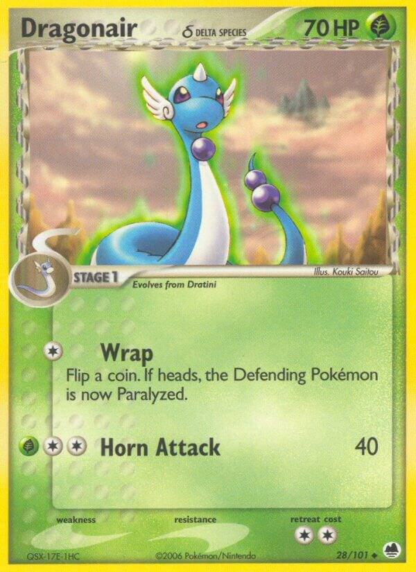 Dragonair Delta Species - 028/101 (DF) Uncommon - Moderately