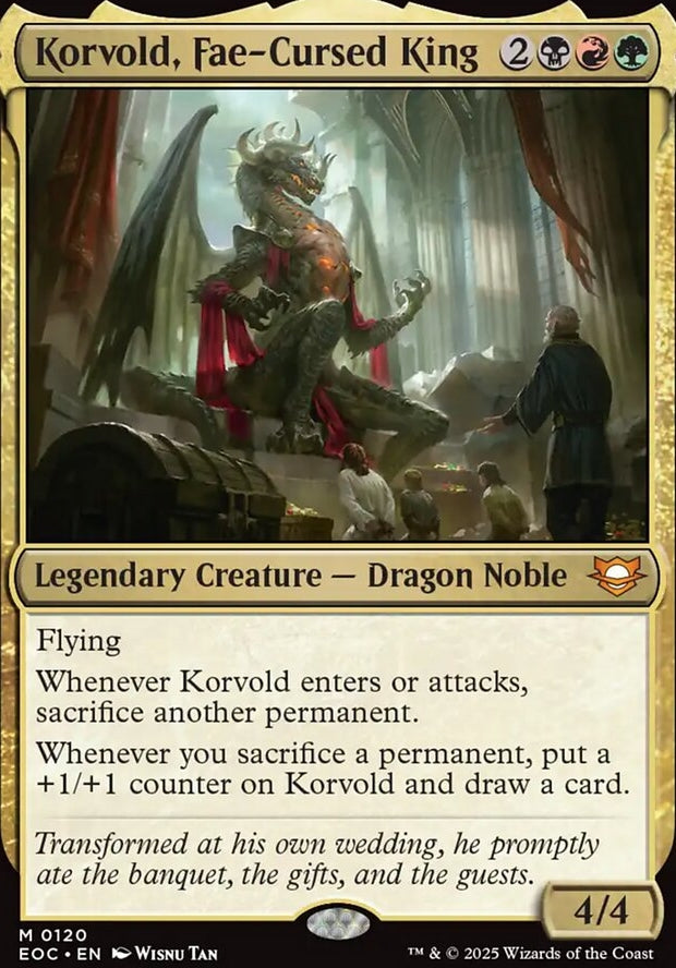 Korvold, Fae-Cursed King [ #0120 ] (EOC-M)