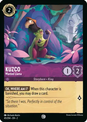 Kuzco - Wanted Llama (Rise of the Floodborn 45/204) Common - Near Mint