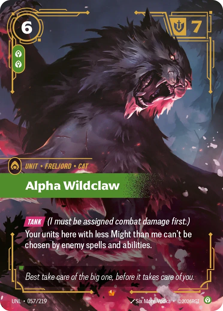 Alpha Wildclaw - 057/219 (UNL)  Epic