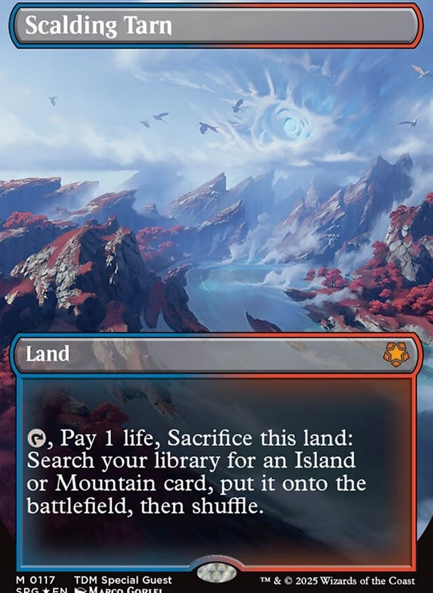 Scalding Tarn  [ #0117 Borderless Dragonscale Foil ] (SPG-M)