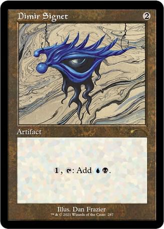 Dimir Signet [#287 Old-Frame] (SLD-R-FOIL-ETCHED)