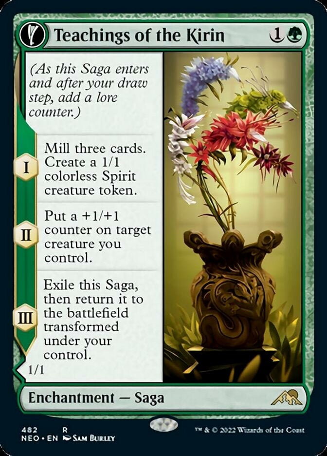 Teachings of the Kirin // Kirin-Touched Orochi [ #482 Extended Art ] (NEO-R)