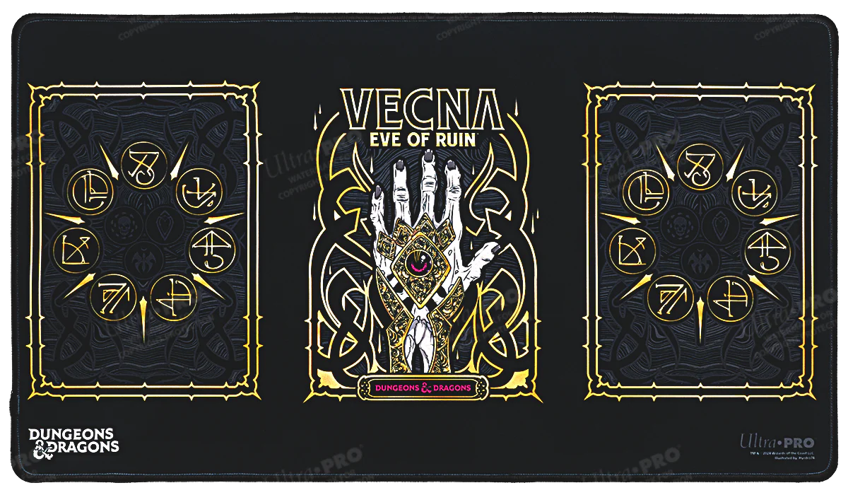 Ultra-PRO: Playmat Black Stitched - D&D: Vecna Eve of Ruin (38462)