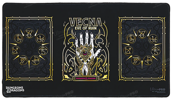 Ultra-PRO: Playmat Black Stitched - D&D: Vecna Eve of Ruin (38462)