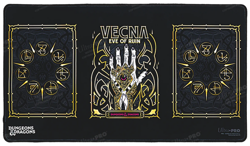 Ultra-PRO: Playmat Black Stitched - D&D: Vecna Eve of Ruin (38462)